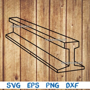 Hot rolled railway track, rolled railway track, railway track, train, svg, png, eps, dxf, digital file