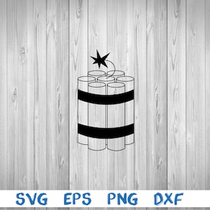Dynamite, dynamite sticks, outline, silhouette, picture, svg, png, eps, dxf, digital download file