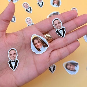 Custom Bride Confetti - Custom Groom Confetti for engagement party Bridal Shower Confetti  Wedding Table Decor