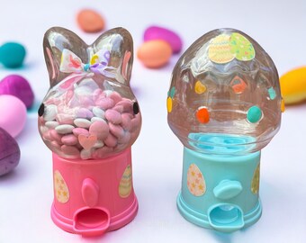 Personalized Easter Candy Dispenser: Bunny Treat Container, Kids Gift