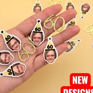 Confeti con caras personalizadas – Decoración personalizada para fiestas de cumpleaños