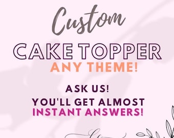 Custom Birthday Cupcake Toppers