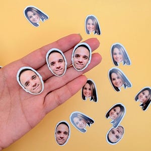 Confeti facial personalizado: decoración para despedidas de soltera y cumpleaños