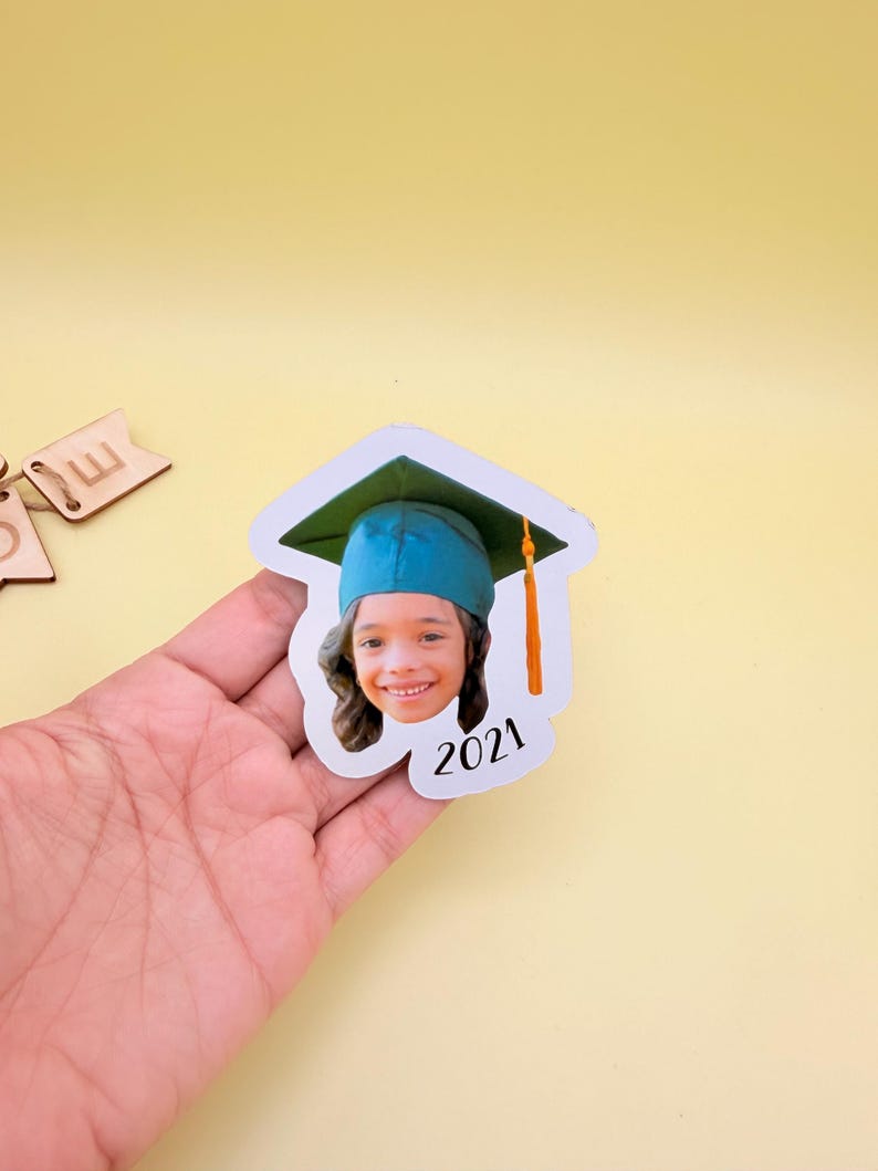 Custom Photo Graduation Cupcake Toppers, Personalized Party Decor ...
