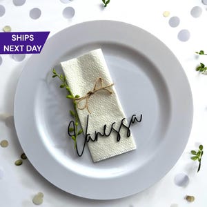 Placa de acrílico personalizada para decoração de festa de aniversário - Cartões de lugar de mesa personalizados
