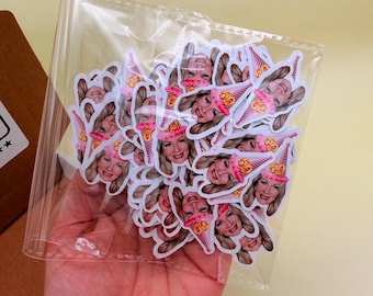 Personalized Photo Face Confetti for Birthday Celebrations - Custom Table Scatter Decor