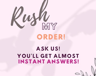 Rush processing fee - Expedites only the processing time.
