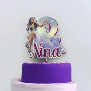 Custom Ariana Cake Topper: Personalized Singer Birthday Party Decor