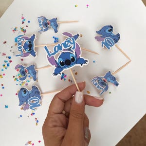 Stiche Cake Topper: Hawaiianische Tortendeko