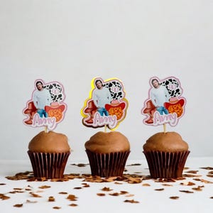 Custom Country Singer Cupcake topper - Cowboy birthday decoration -Country theme birthday party -Western Style Birthday Any Country Singer
