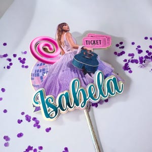 T Swift Cake topper, singer Birthday Party, singer Party decor,  Eras Birthday, Eras cake topper, Eras cake decor