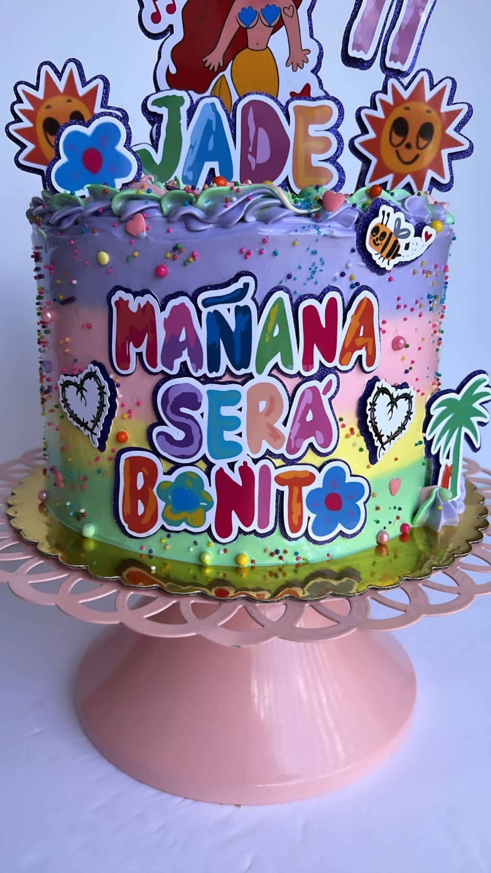 Karol G Cake Topper Reggaeton Music Cake Decoration Birthday Music karol-g-cake-topper-reggaeton-music-cake-decoration-birthday-music