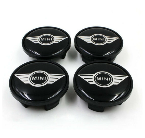 Set Of Black 54mm Wheel Caps Fits To Mini COOPER ONE 