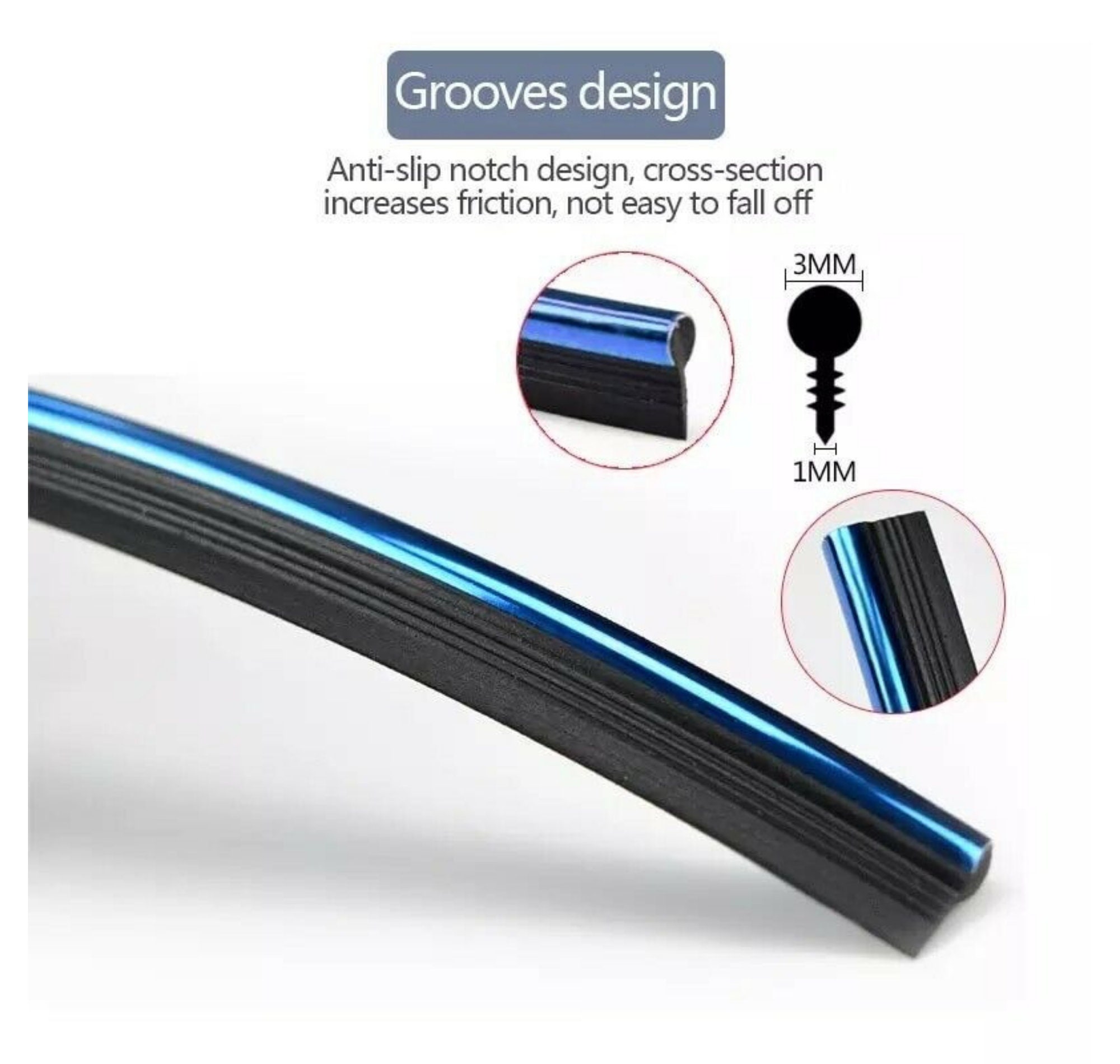 5M Car Interior Trim Strip Door Edge Panel Gap Molding Line Etsy UK