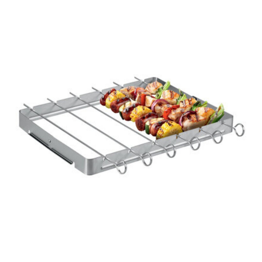 Barbecue Grill Skewer Set BBQ Metal Skewers for Grilling 6 Skewers