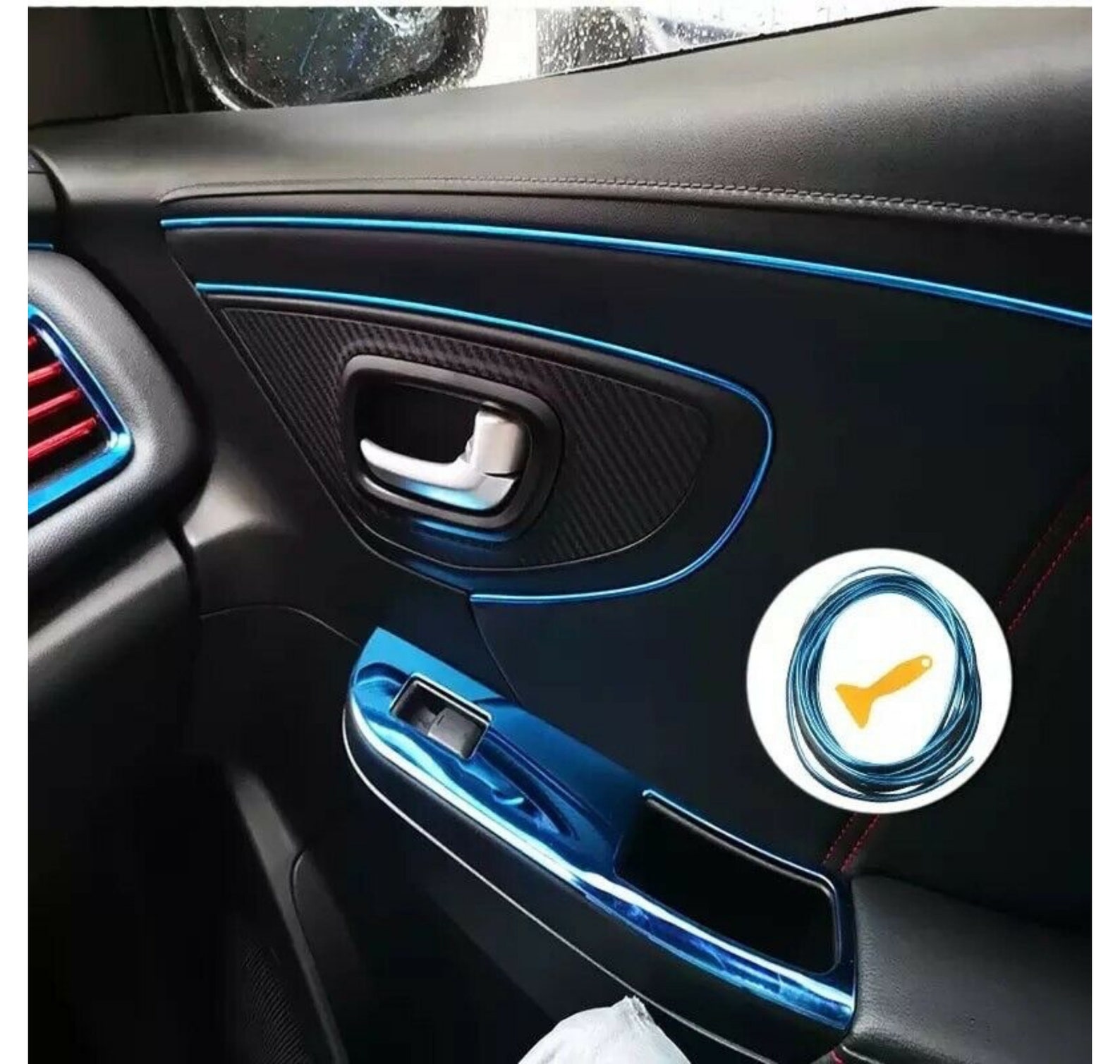 5M Car Interior Trim Strip Door Edge Panel Gap Molding Line Etsy UK