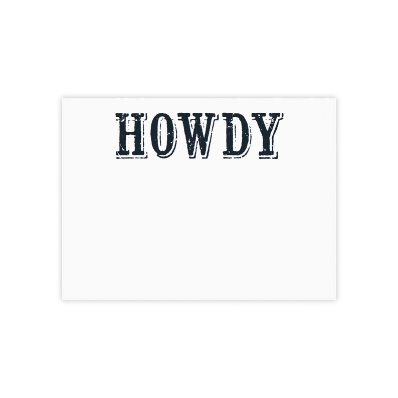 Howdy Note Bad Western Howdy Post-it® Note Pads - Etsy