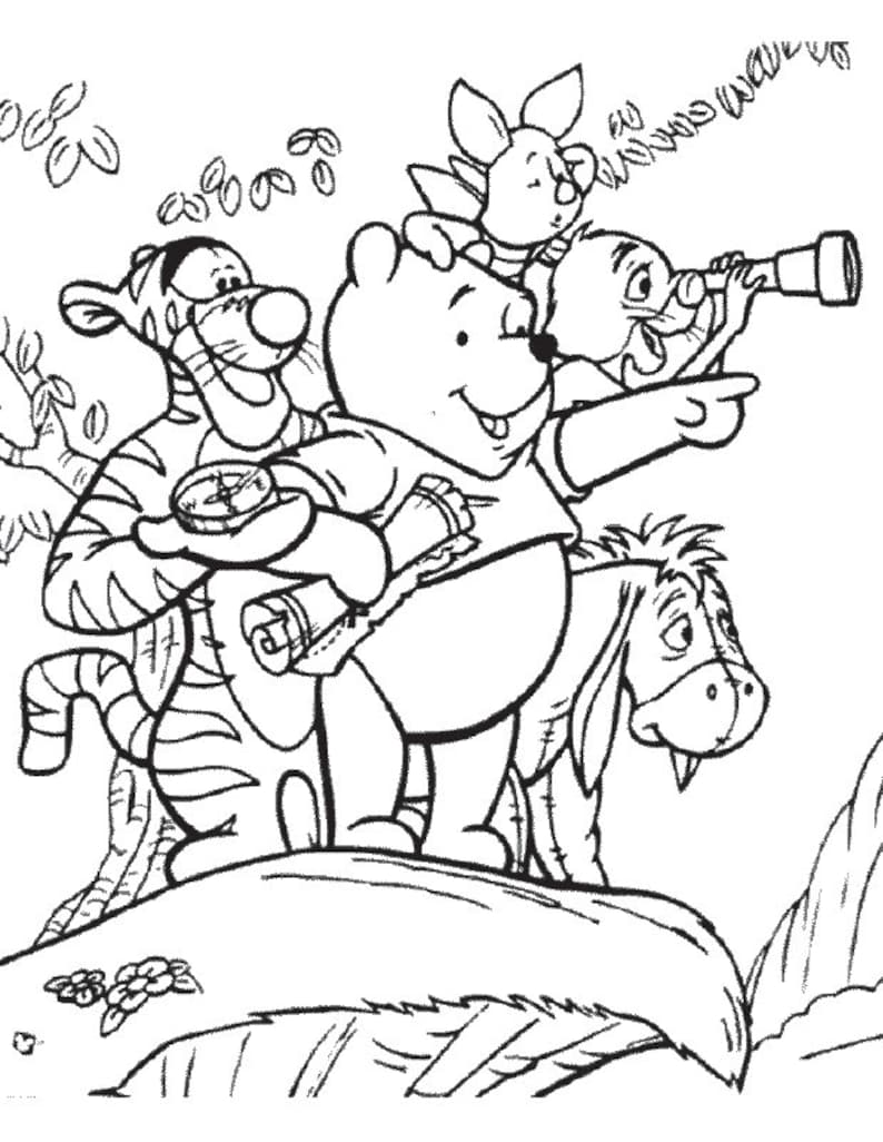 1000 Kids Coloring Pages Cartoon Characters Toddler Busy - Etsy
