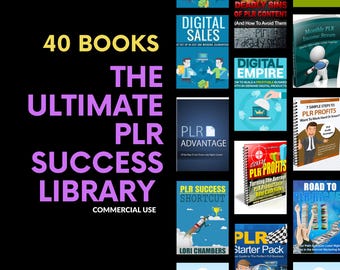 Pakiet 40 PLR Business & Marketing eBook z prawami odsprzedaży