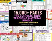 The Ultimate Teaching Material and Homeschool Bundle | 15K+ Pages of Activities & Worksheets, Coloring, Dot Marker and More