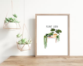 Plant Lady Digital Print