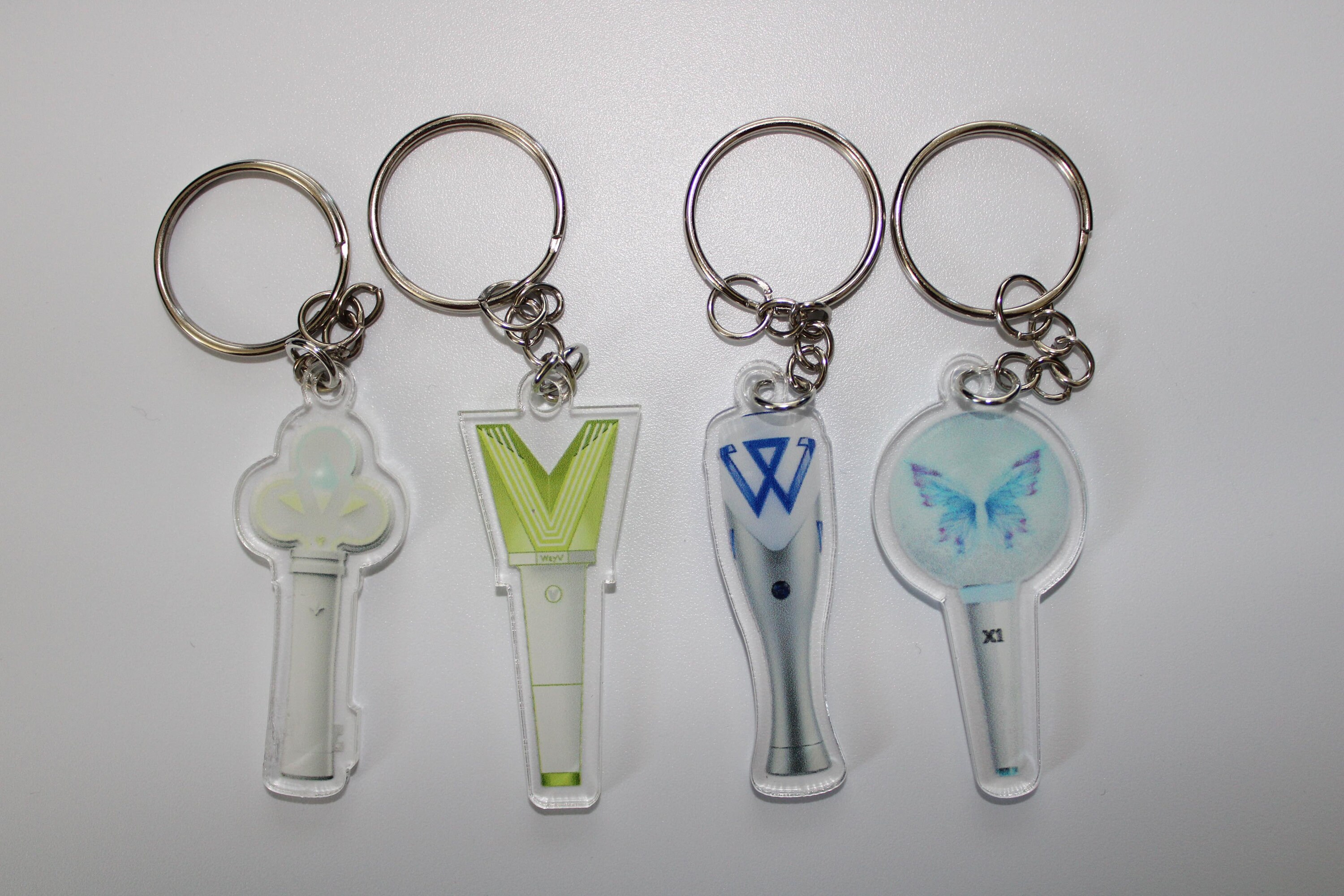 KPOP Boy Group Fan Lightstick Keychain txt exo consiguió7 day6 Etsy
