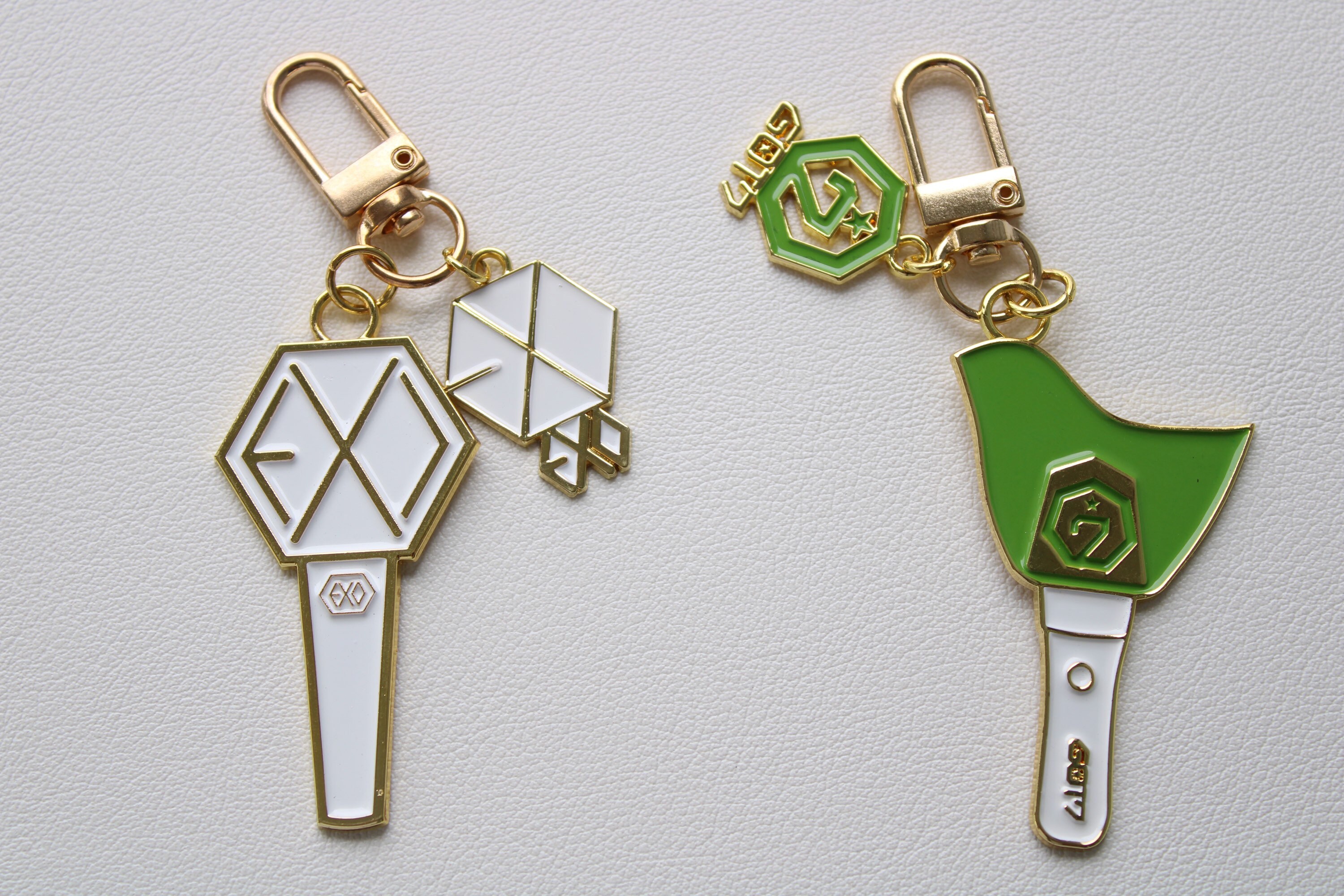 KPOP Fan Light Stick Metal Keychain Keyring Pendant Bts Etsy