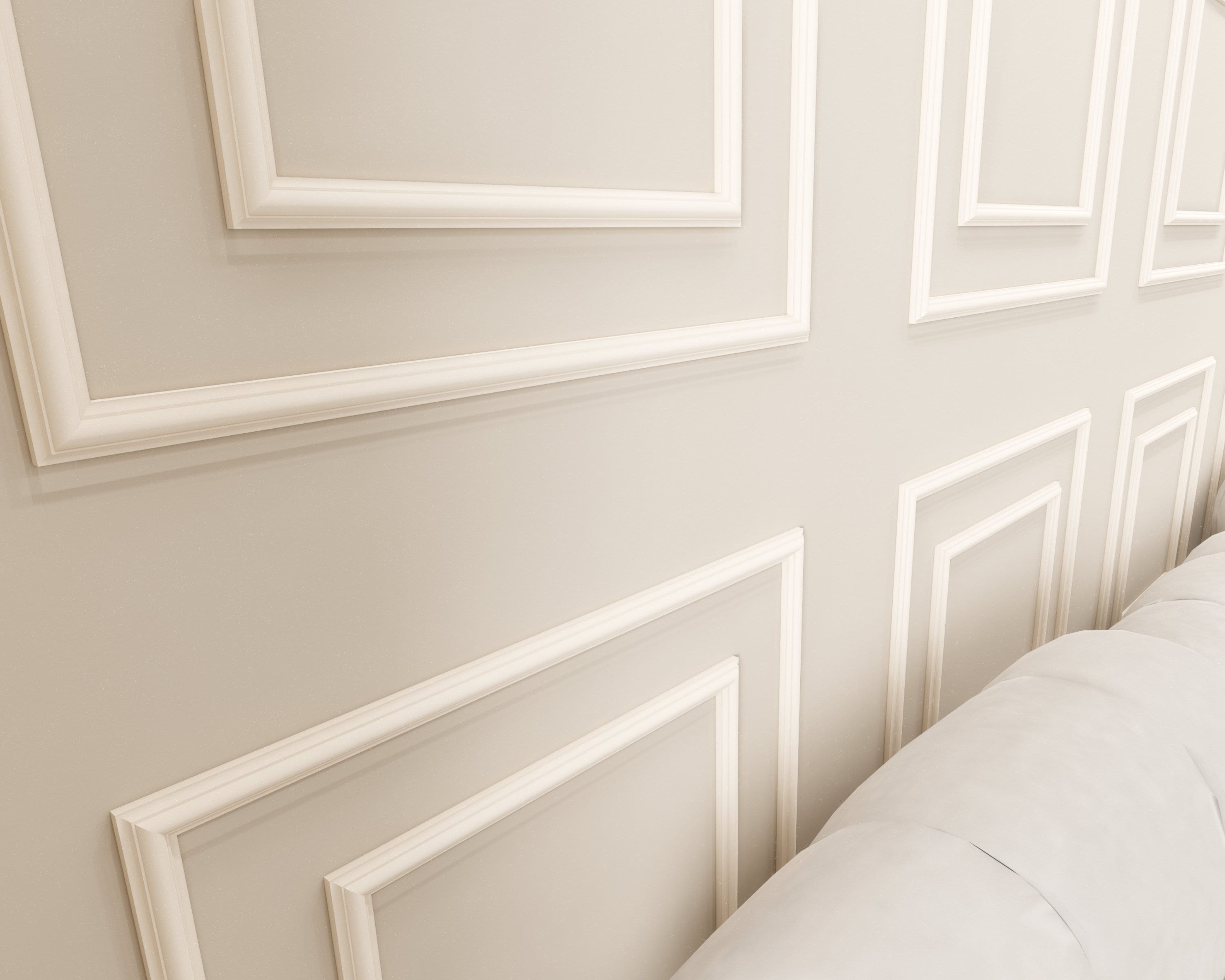 Peel and Stick Wall Moulding Kit, Wainscotting Panels, Self Adhesive ...