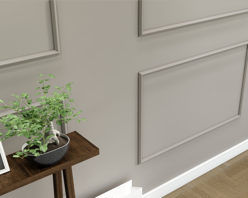 Peel and Stick Wall Moulding Kit, Wainscotting Panels, Self Adhesive