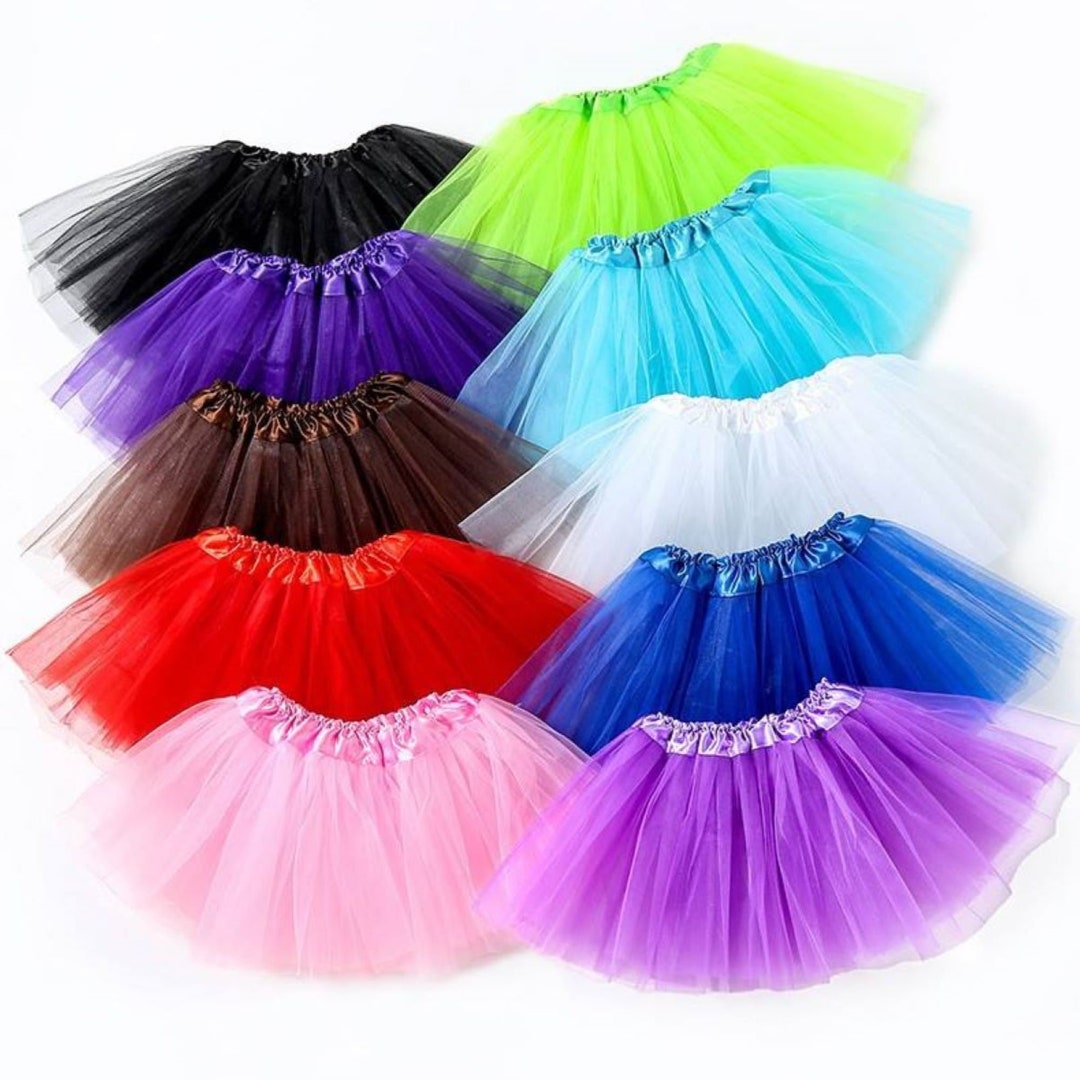 Tutu Skirt for Little Girls Kids Princess Pack of 6 - Etsy