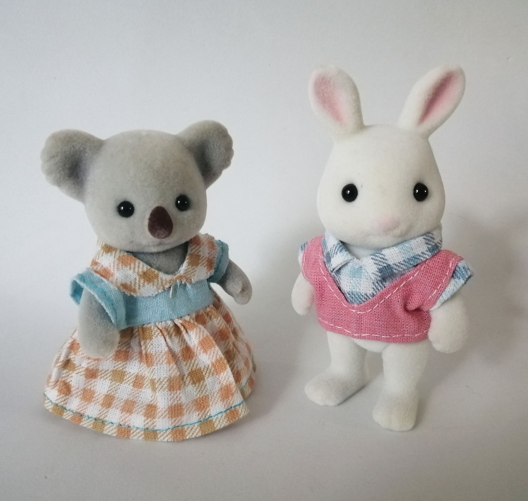 Dresses and Shirts With Waistcoat for Animal Toy. Spring Plaid ...