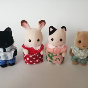 Outfit for animal toy. Fancy collection forest fashion toddler baby clothes.