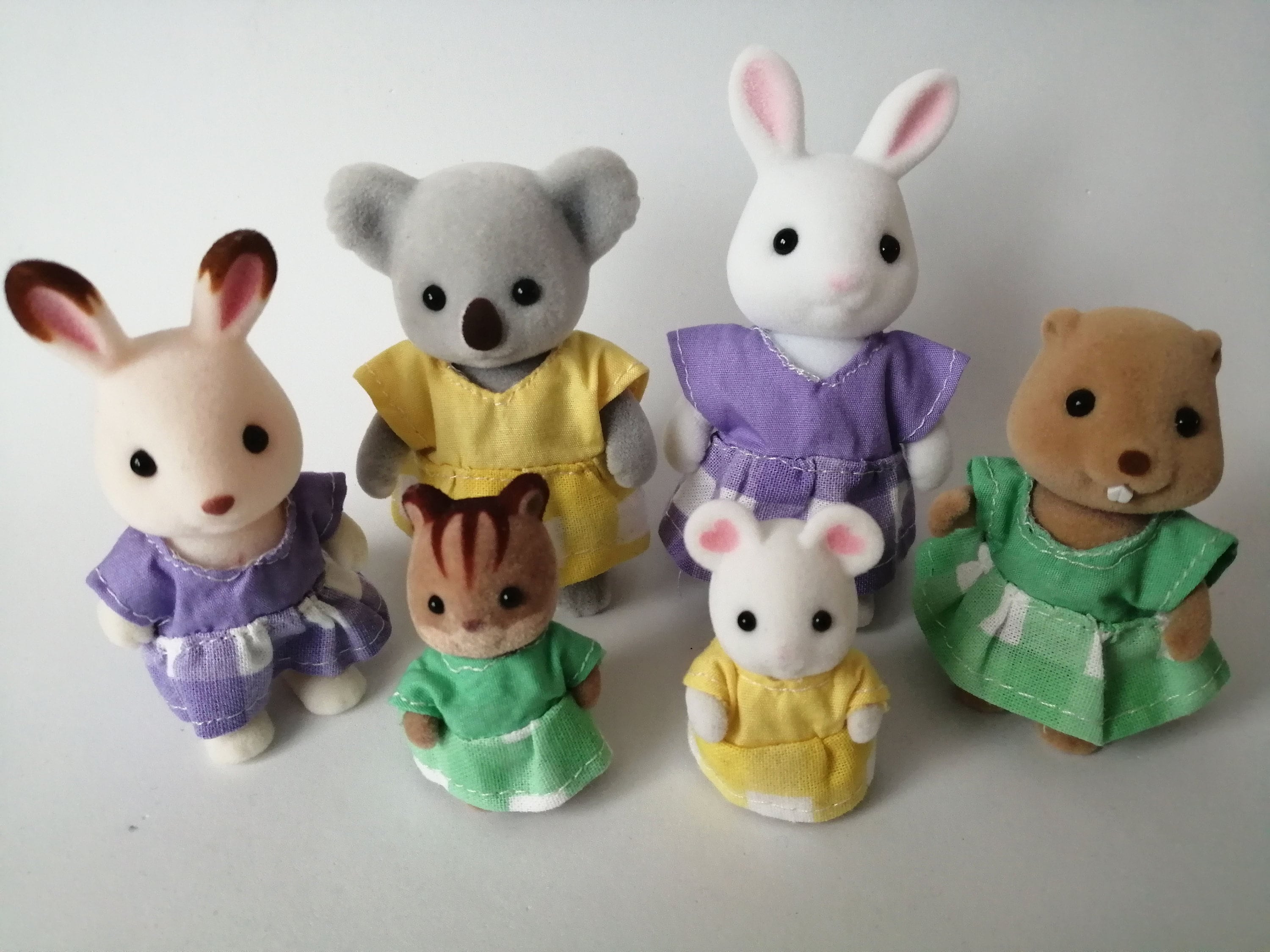 Vestidos para animales de juguete. Coleccion picnic ropa de moda forestal. Etsy Mexico