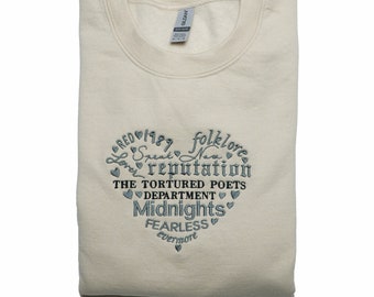 Tailor Swift sweatshirt | Swiftie sweatshirt | Unisex TTPD | The tortured poets department |  Taylor Swiftie merch | Gift for a friend |