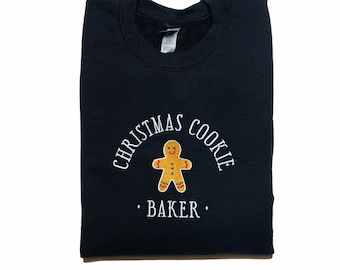 Christmas sweatshirts | Matching couples sweatshirts | Unisex sweatshirts | Crewnecks | Winter clothing | Christmas cookie baker |