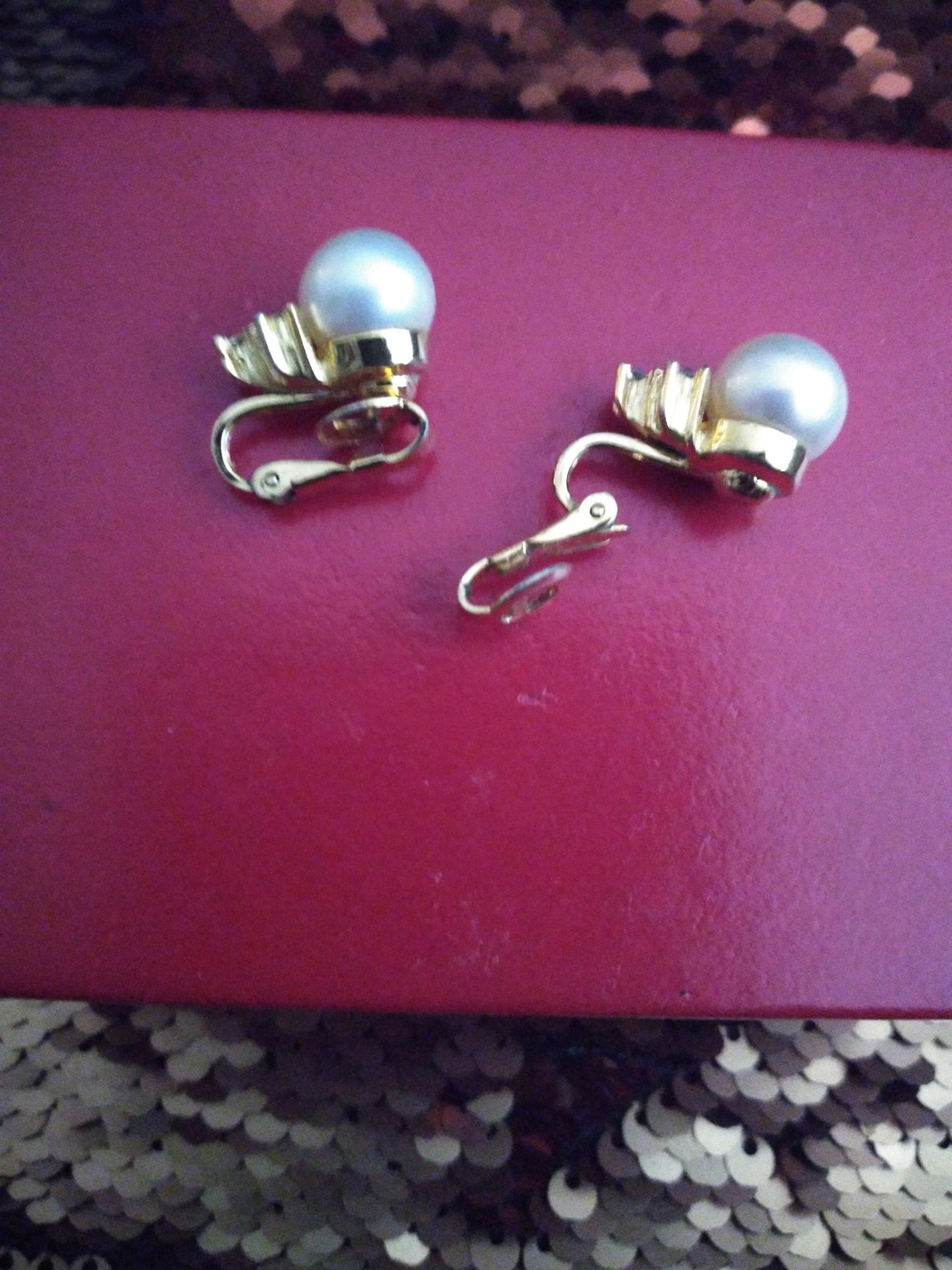 Beautiful Majorica Pearl Earrings Etsy