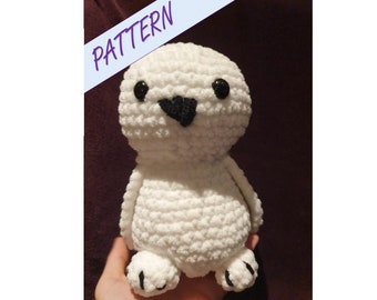 Crochet owl pattern, amigurumi pattern, beginners crochet pattern, crochet animal, crochet animal pattern, owl plush, fluffy owl
