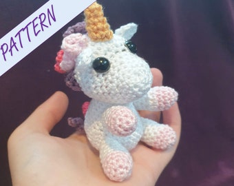 Crochet unicorn pattern, amigurumi, beginners crochet, unicorn toy, unicorn plush, animal crochet pattern, crochet pattern