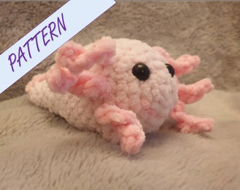 Axolotl Amigurumi Häkelanleitung, Anfänger (PDF)