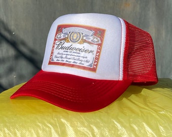 vintage budweiser hat