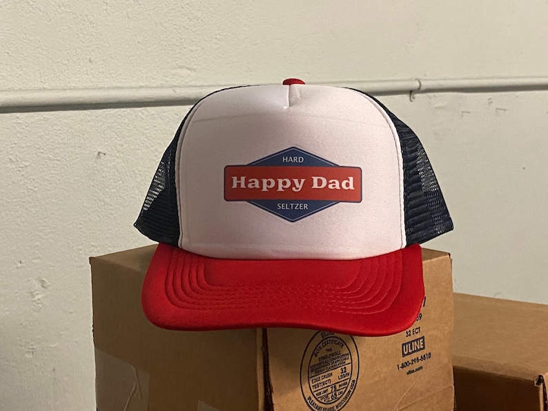 Happy dad trucker hat Etsy