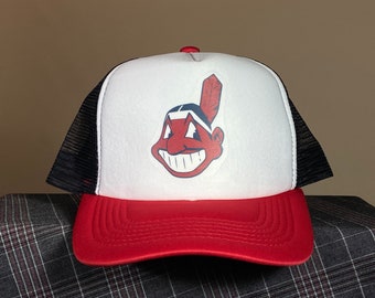 chief wahoo trucker hat