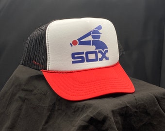 Retro White Sox Hat - Etsy