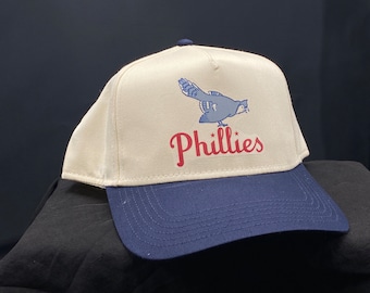 Vintage Philadelphia Phillies Hat 90s Fitted Cap Roman Throwback