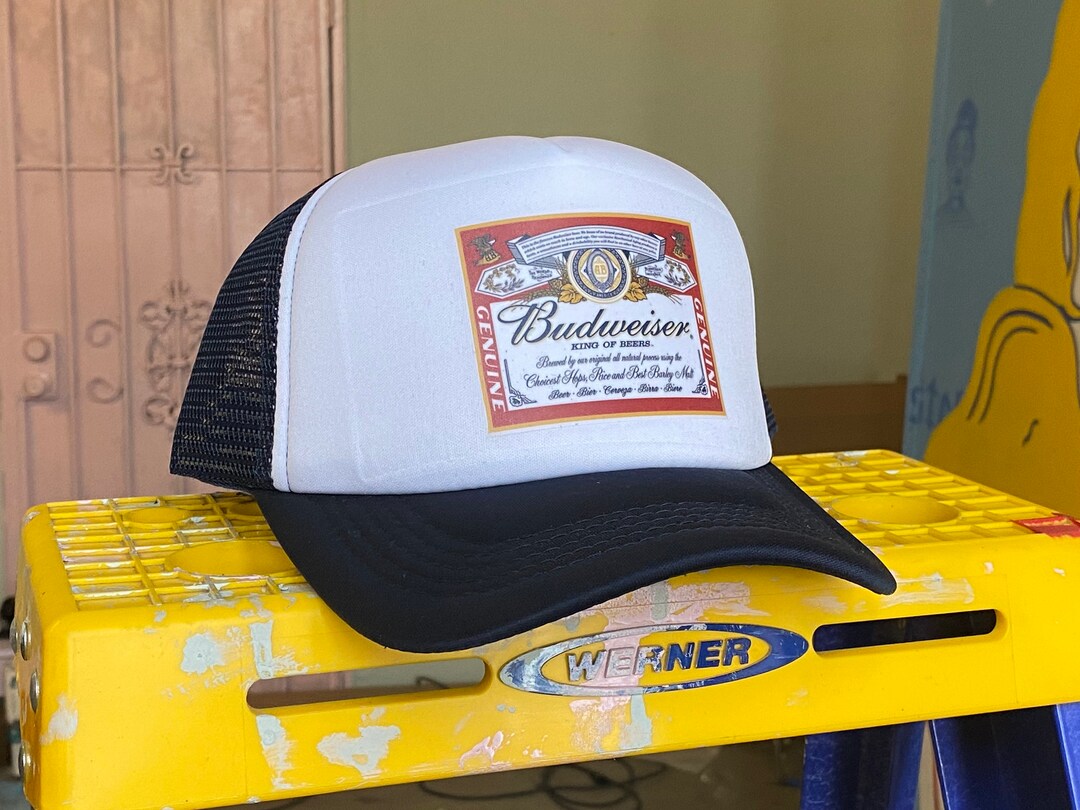 Vintage Style Budweiser Trucker Hat - Etsy