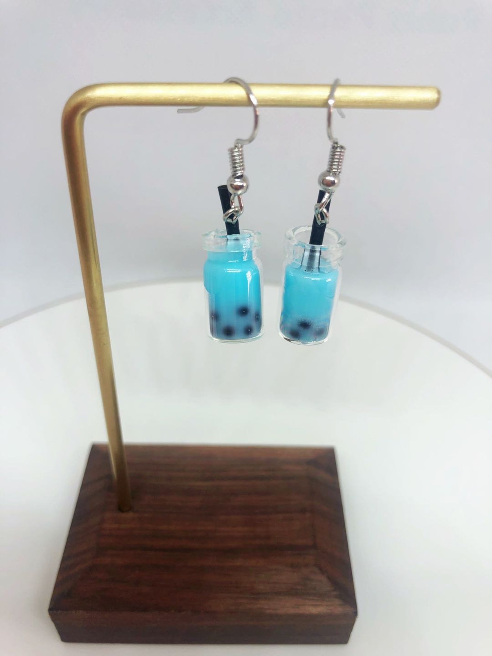 Earrings Boba Lover Dangle Earrings Colorful Bubble Tea Etsy