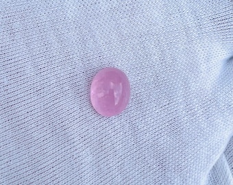 Roze toermalijn cabochon, natuurlijke ovale edelsteen, 7,05 kt