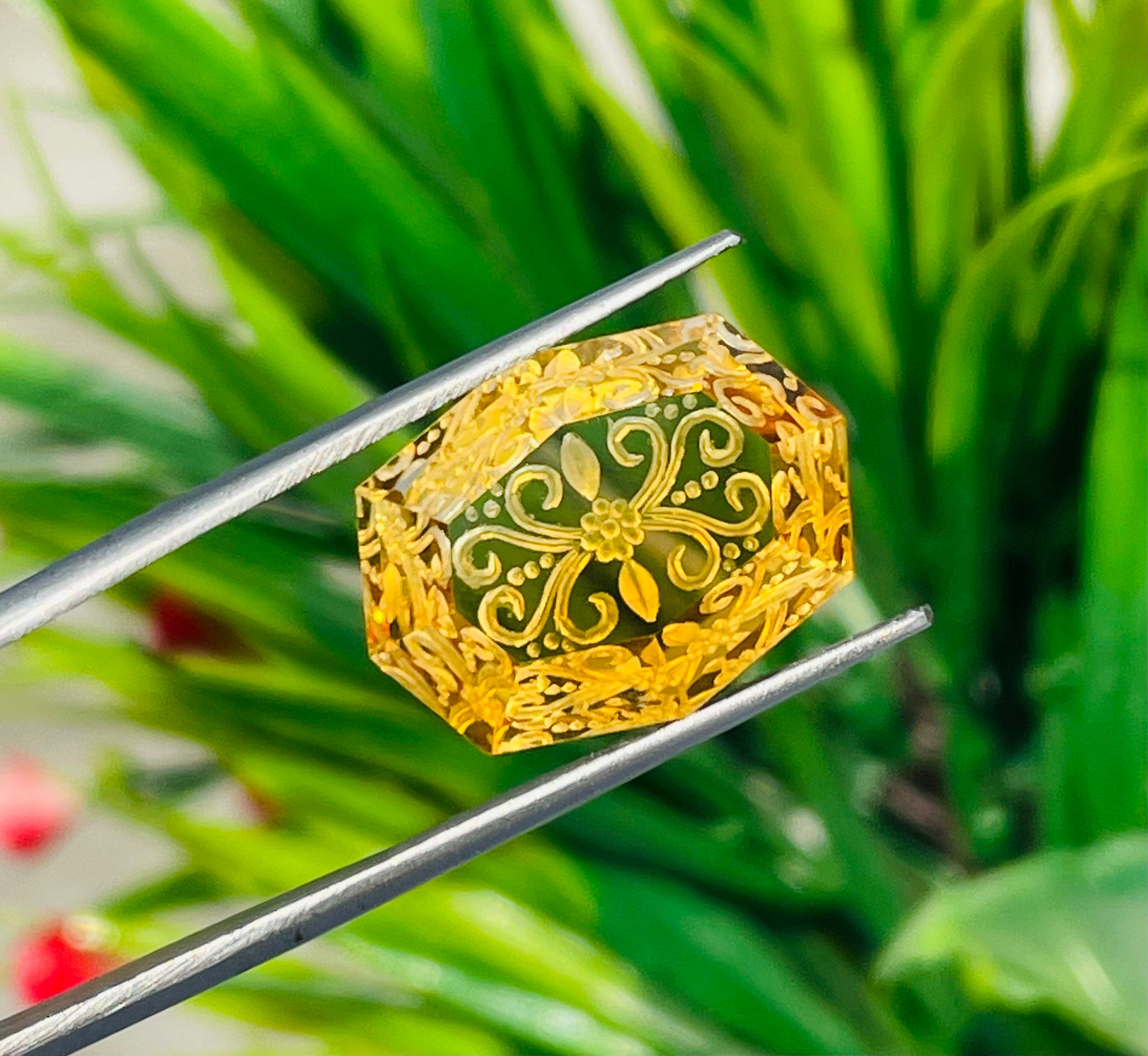 Shape Handwork A One Quality Carved !!! Natural Citrine Handwork Fantasy Carved ...