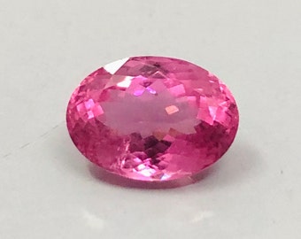 Quality Piece !!! Natural Pink Tourmaline Oval Cabochon,  14.5x10.5x7.8 MM, 8.40 Carat Pink Tourmaline Faceted  For Jewelry Making,