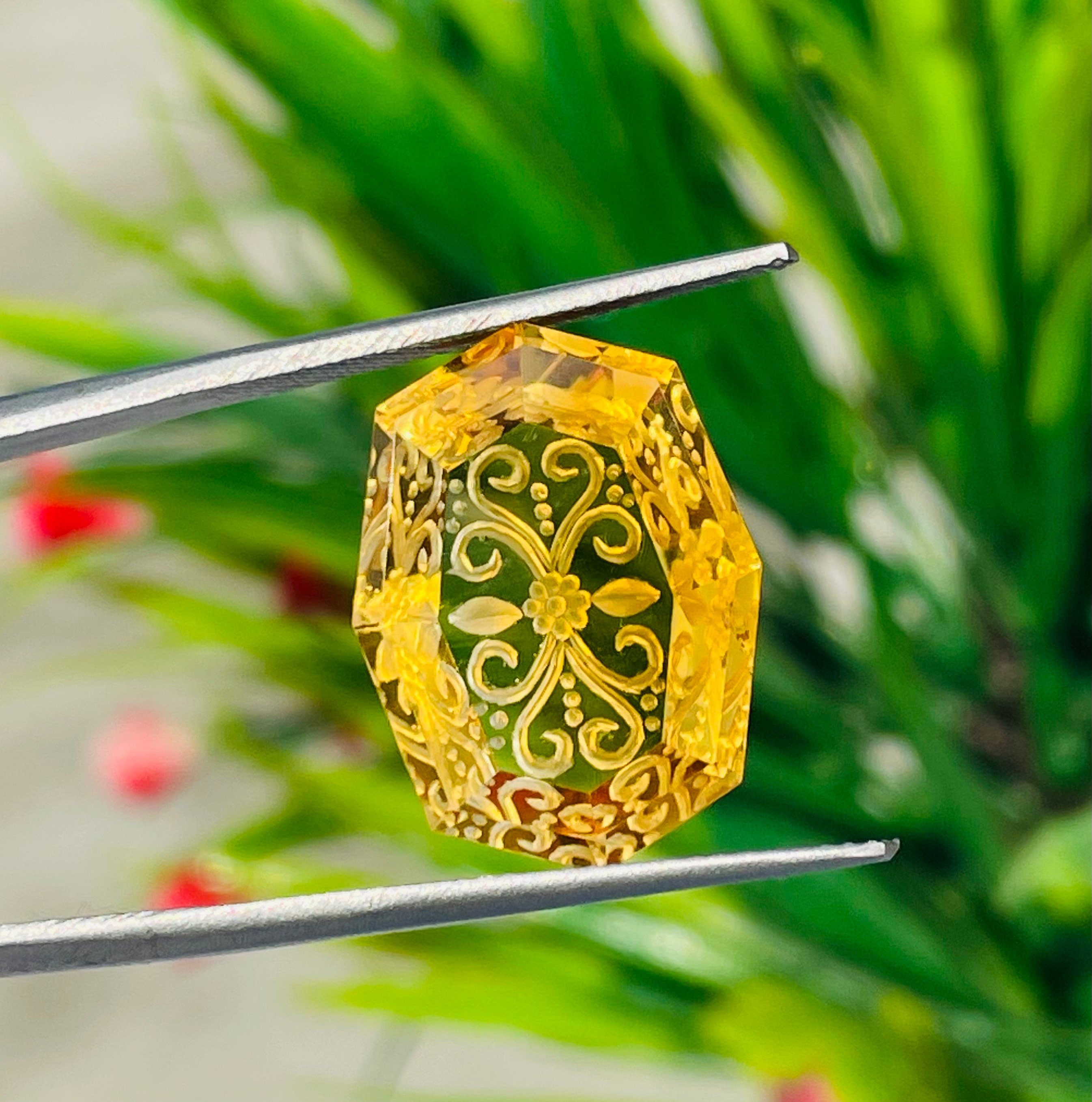 Shape Handwork A One Quality Carved !!! Natural Citrine Handwork Fantasy Carved ...